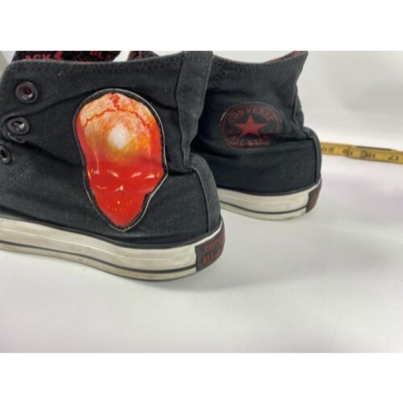 Converse Black Sabbath Bloody Sabbath Alien Chuck Taylor 143251F RARE Sz. 8.5 10 - Picture 6 of 9